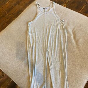 Gray Sleeveless Jumpsuit